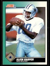 1991 Score Supplemental #71T Alvin Harper Rookie Card RC. rookie card picture