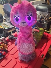 Hatchimals WOW Llalacorn Interactive Hatchimal Pink Llama Plush - Grows to 32"
