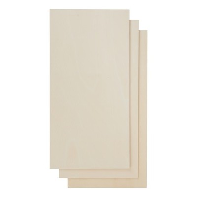 VBS Sperrholzplatten 3 Stück 50x25cm Stärke 4mm Basteln Modellbau Sägearbeiten