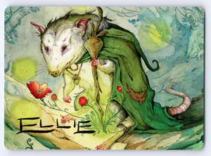 Tender Wildguide Art Card (Gold-Stamped Signature) 34 Bloomburrow MTG