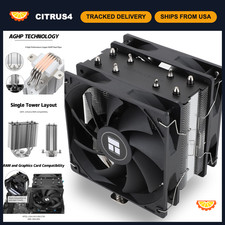 High-Performance CPU Cooler, 120mm PWM Fan, 4 Heat Pipes, AMD/Intel Compatible
