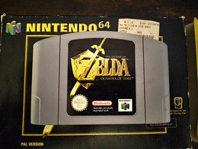 The Legend of Zelda: Ocarina of Time N64 - Originalverpackung