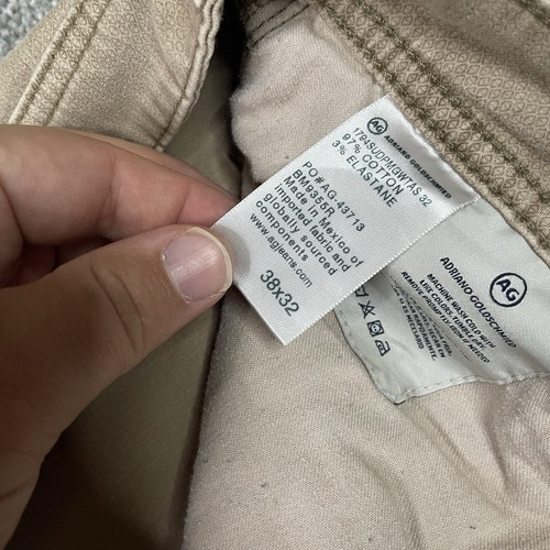 AG Adriano Goldschmied Pants Mens 38x32 (Fit 38x26) Everett Work Business Casual - Picture 9 of 9