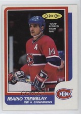 1986-87 O-Pee-Chee Mario Tremblay #223 19er