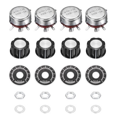 4 Set WTH118 330K Potentiometer Kit für DIY Electronic Audio Equipment