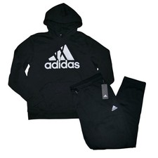Adidas 2 Piece Fleece Sweatsuit Men's Size XL Tracksuit Outfit Set NWT