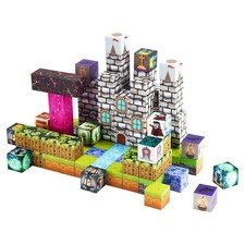 Magnetic Blocks, 100 PCS Cemetery Zombies Set, Magnetic Building Cubes for Kids