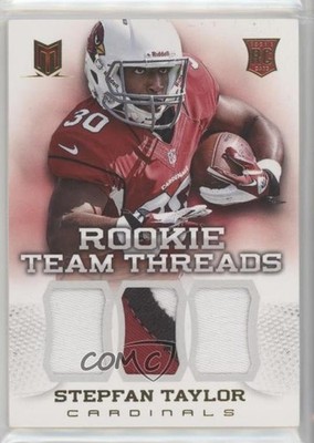 2013 Panini Momentum Triple Materials Prime 16/25 Stepfan Taylor #20 RC ms9