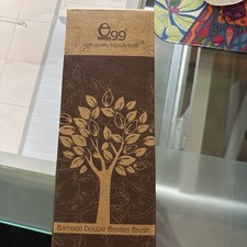 BLACK EGG Boar Bristle Bamboo Hair Brush for Wet/Dry Hair, Smoothing  Detanglig