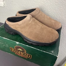 Redhead Suede Slip On Mules Xtr Clog Women’s Size 6.5 Brown excellent