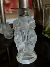 LALIQUE Bougeoir Angelots Candlestick