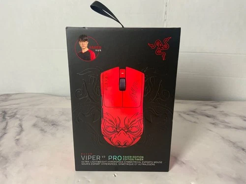 Ultra-lightweight Razer Viper V3 Pro Faker Edition Gaming Wireless Mouse - New !