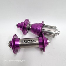 Retro Hope Hubs Shimano 9-11 Speed Front & Rear Hubs 28h 100mm / 130mm VGC