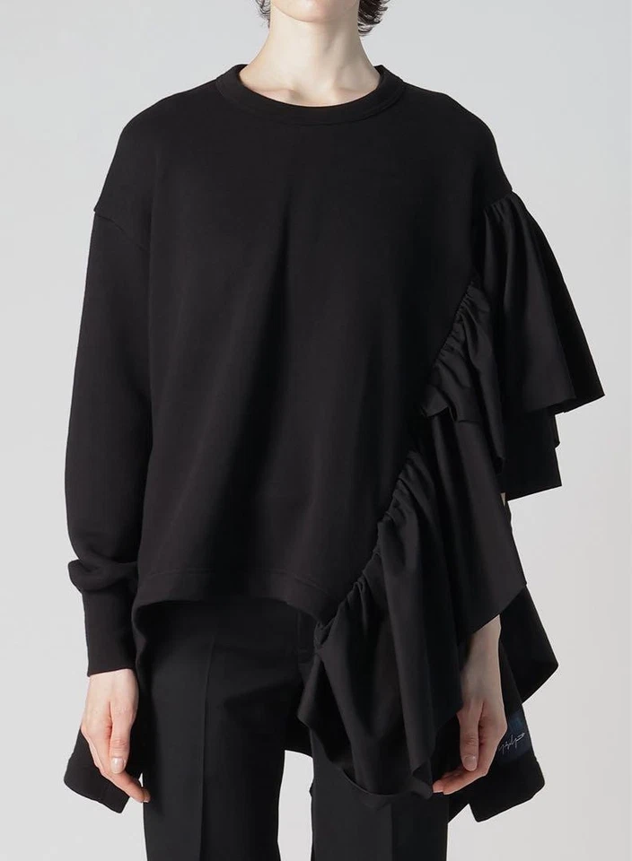 MOLETOM PULÔVER DE BABADO REGULADO YOHJI YAMAMOTO USADO BOM - Imagem 3 de 4