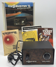 Vintage 1980s Electrolert Fuzzbuster II Multi-Band Radar Detector, IN BOX