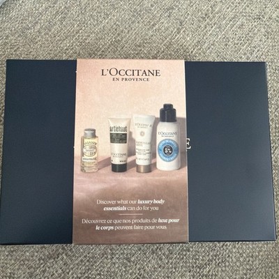 L Occitane En Provence Luxury Body Essentials Gift Set   Travel Size   New