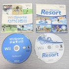 Wii Sports and Wii Sports Resort Bundle (Nintendo Wii) Lot of 2 Games With Cases