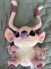 Disney Parks Lilo and Stitch Pink Angel Plush Stuffed Animal 8" Tall