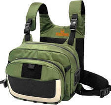 Versatile Fly Fishing Chest Pack with Magnetic Pocket  Adjustable Straps