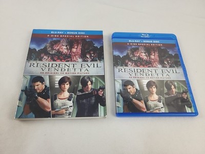 Resident Evil: Vendetta (Blu-ray, 2017) W/ Slipcover Tested and Working 