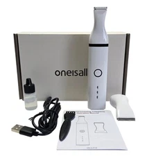 New Oneisall Cordless Dog Paw Trimmer Double Blade Pet Grooming Clipper Portable