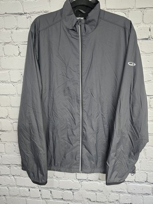 Icebreaker Merino Jacket Mens 2XL Black Cool Lite Outdoor Hiking Gorpcore 