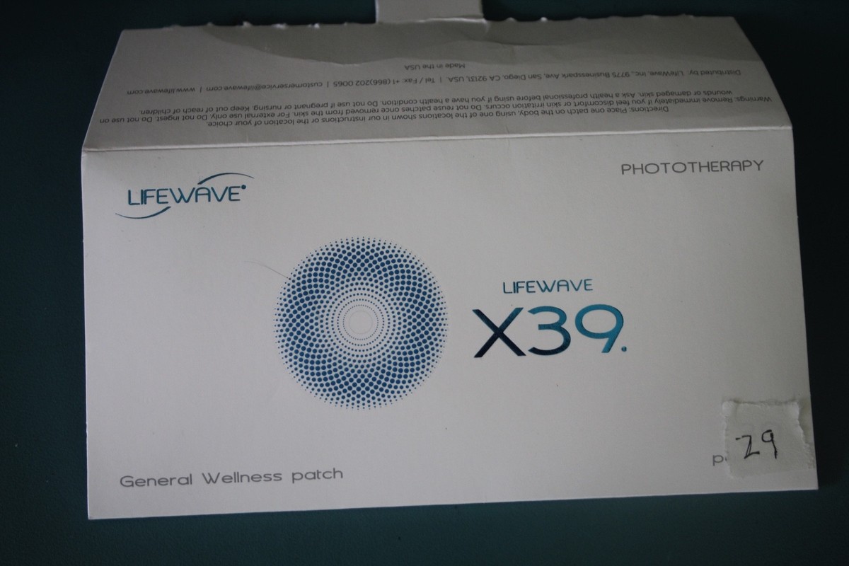 USA STOCK GENUINE FREE SHIP LifeWave X39 OPEN PARTIAL PACK
