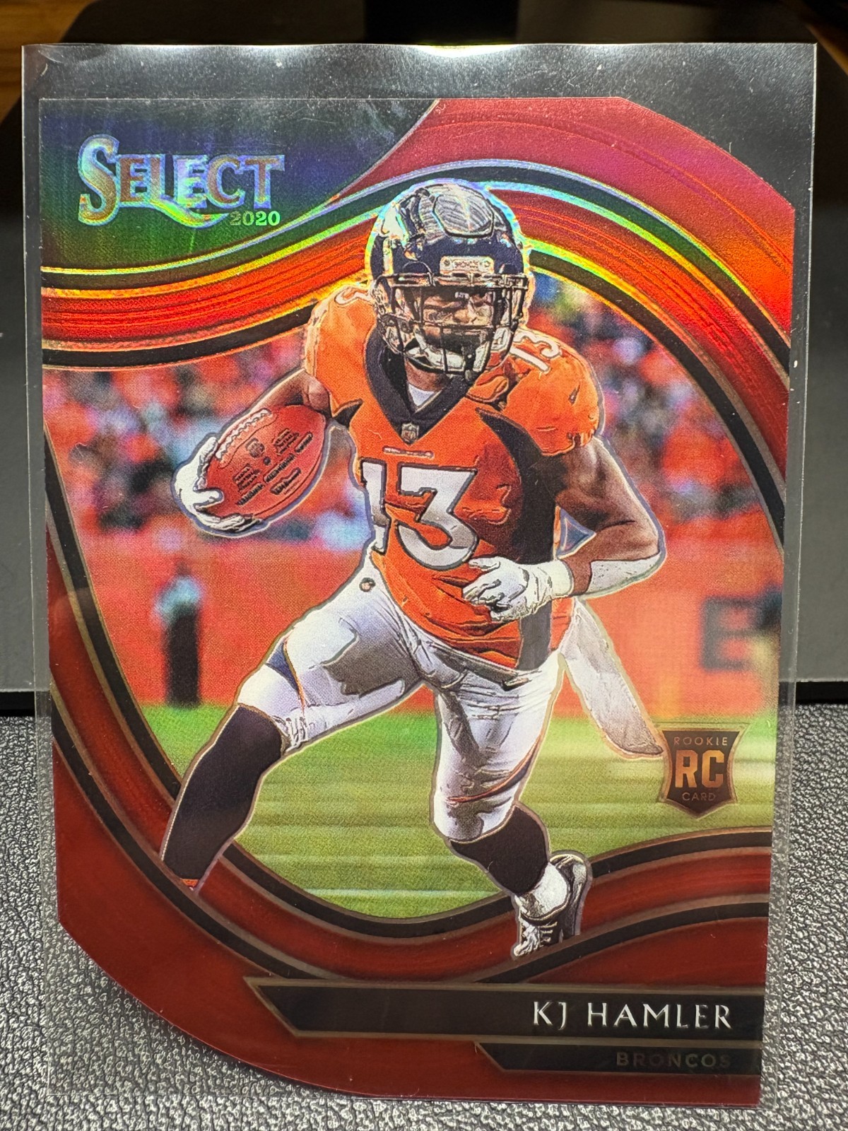 2020 Panini Select - Field Level KJ Hamler #367 Red Prizm Die-Cut (RC)