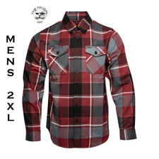 DIXXON FLANNEL - BRICK CITY Flannel Shirt - Men's 2XL