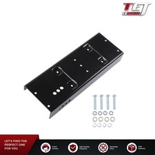 10" x 4.5" Universal Winch Mounting Plate 15000 Lbs Heavy-duty Thick Steel Plate