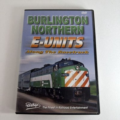#ad Burlington Northern E Units Along the Racetrack Pentrex Train Video $12.95