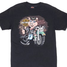 VINTAGE HARLEY DAVIDSON HOG NASHVILLE TEE SHIRT 1992 MEDIUM MADE IN USA
