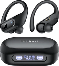 occiam Active Noise Cancelling Ear Buds Wireless Earbuds Bluetooth M, Black