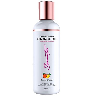 SupremeTan Tanning Butter With Carrot Oil Accelerator Lotion, 200ml