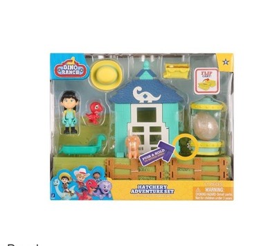 Dino Ranch  Hatchery Adventure Figure and Accessories Set (Ages 3+)