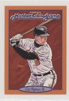 1993 Donruss Masters of the Game Cal Ripken Jr #6 HOF 2b4