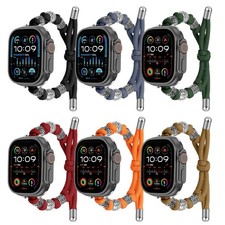 Slim Braided Nylon Strap For Apple Watch Series 11/10/9/8/7/6/SE iWatch 38-49mm
