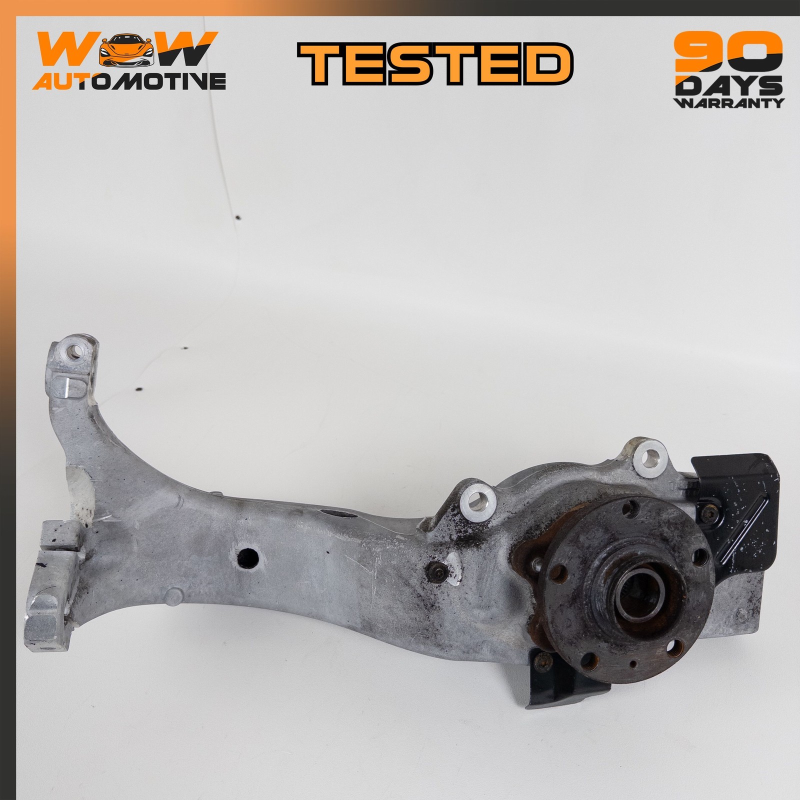 04-13 BENTLEY CONTINENTAL GTC FLYING SPUR FRONT LEFT SPINDLE KNUCKLE HUB OEM
