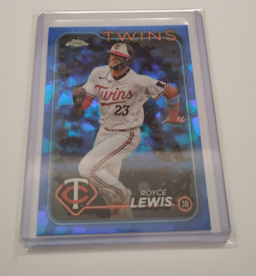 2024 ROYCE LEWIS TOPPS CHROME SAPPHIRE MINNESOTA TWINS #208