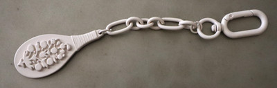 Free People Whipped Cream Court Keyring Metal Chain Buti Logo Pendant Keychain