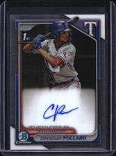 2024 Bowman #CPA-CP Chandler Pollard Chrome Prospect Autographs