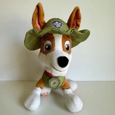 Paw Patrol Talking Tracker 12-Inch Tall Interactive Plush Toy Jungle Rescue