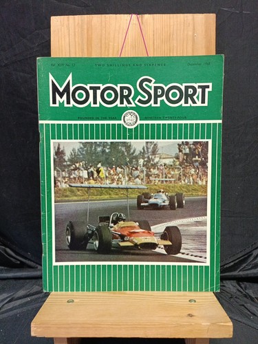 Vintage 1968 MotorSport Magazine Collection Bundle 10x Issues Motor Racing - Picture 22 of 24