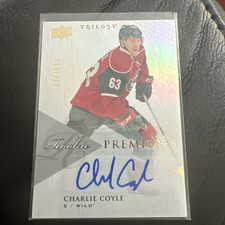 2013-14 Upper Deck Trilogy - Rookie Premieres Level 1 Charlie Coyle #128 /699...