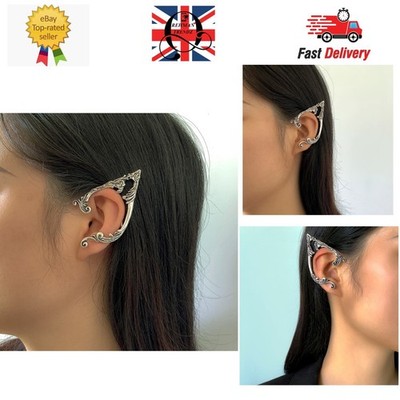 Ear Cuff Earrings - Goth Punk Fairy Elf Design - Trendy Vintage Jewelry