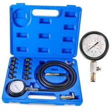 Oil Pressure Tester Kit, Professional Oil Pressure Gauge Tool for Engine 