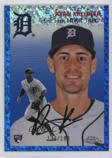 2023 Chrome Platinum Anniversary Blue Mini-Diamond Refractor Ryan Kreidler 0u7