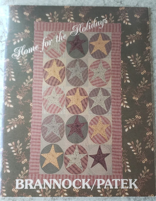 ''Home for the Holidays'' RARE, OOP Quilting Book by Linda Brannock & Jan Patek