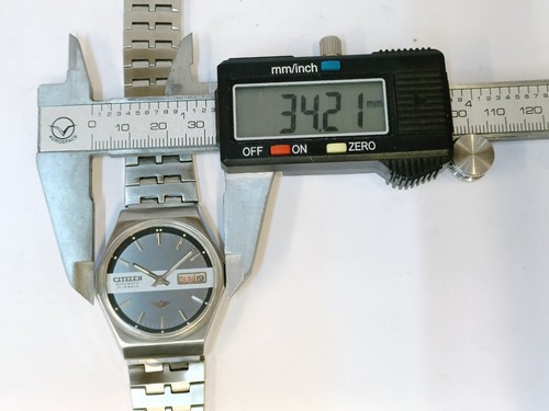 CITIZEN 21 JEWELS AUTOMATIK GRAUES ZIFFERBLATT 4-281004 JAPAN HERREN VOLL FUNKTIONSFÄHIG - Bild 15 von 24