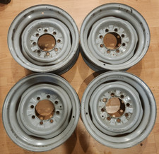 SET OF (4) 16" FORD E-150, E250, E-350 VAN OEM STEEL RIMS 16x7 2008-2024 8x6 1/2